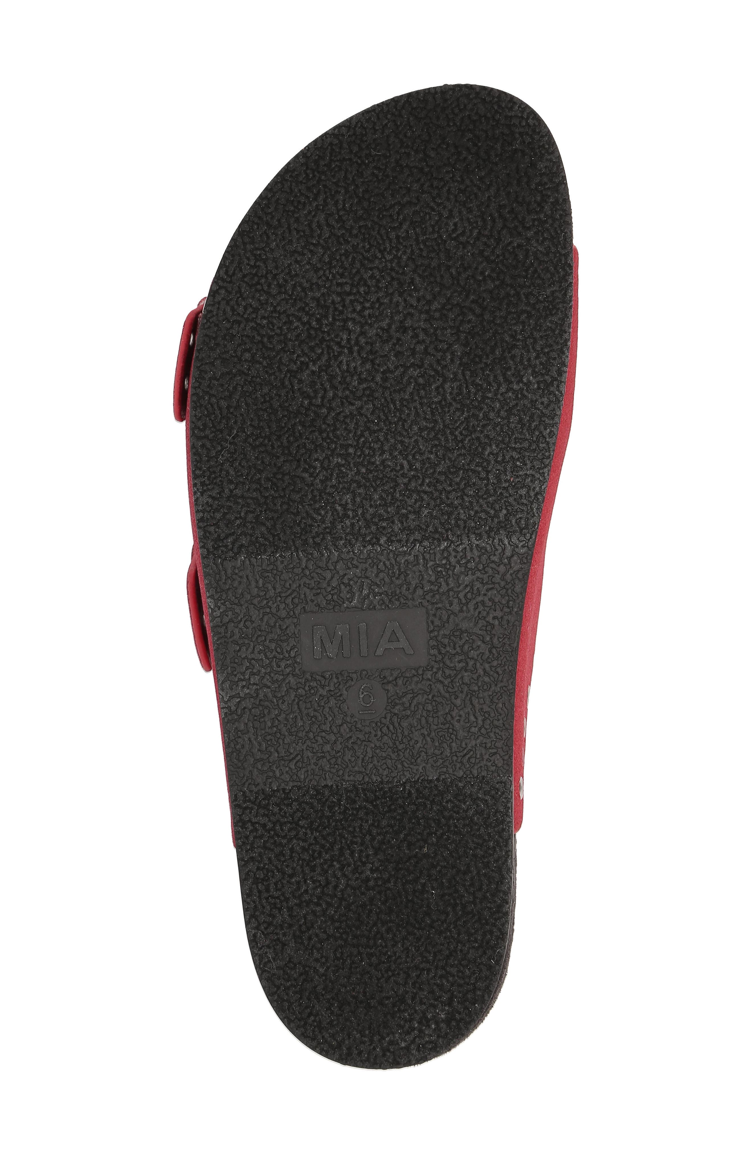 MIA Brooklyn Slide Sandal, Alternate, color, Red