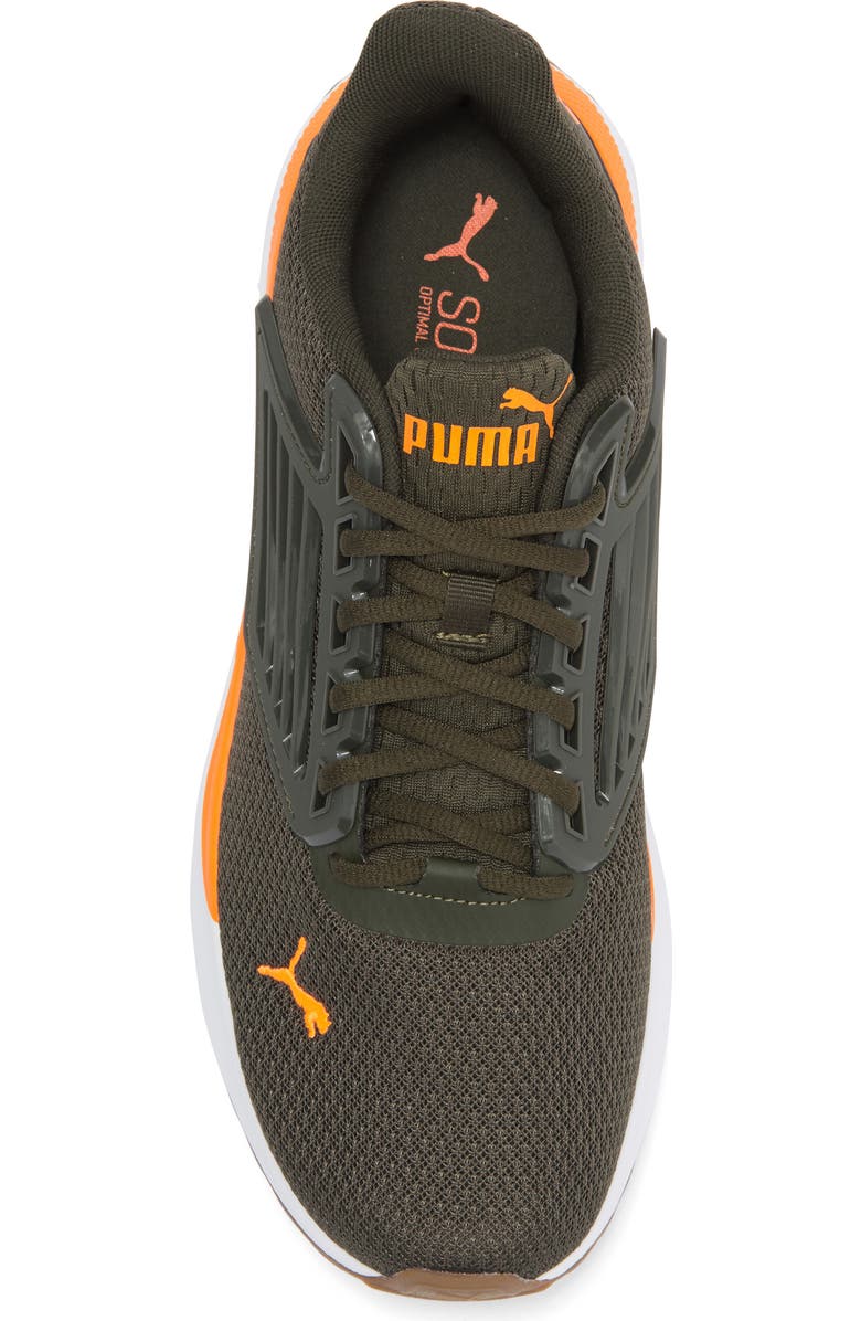 PUMA Tetra Sneaker, Alternate, color, Dark Olive-Rickie Orange