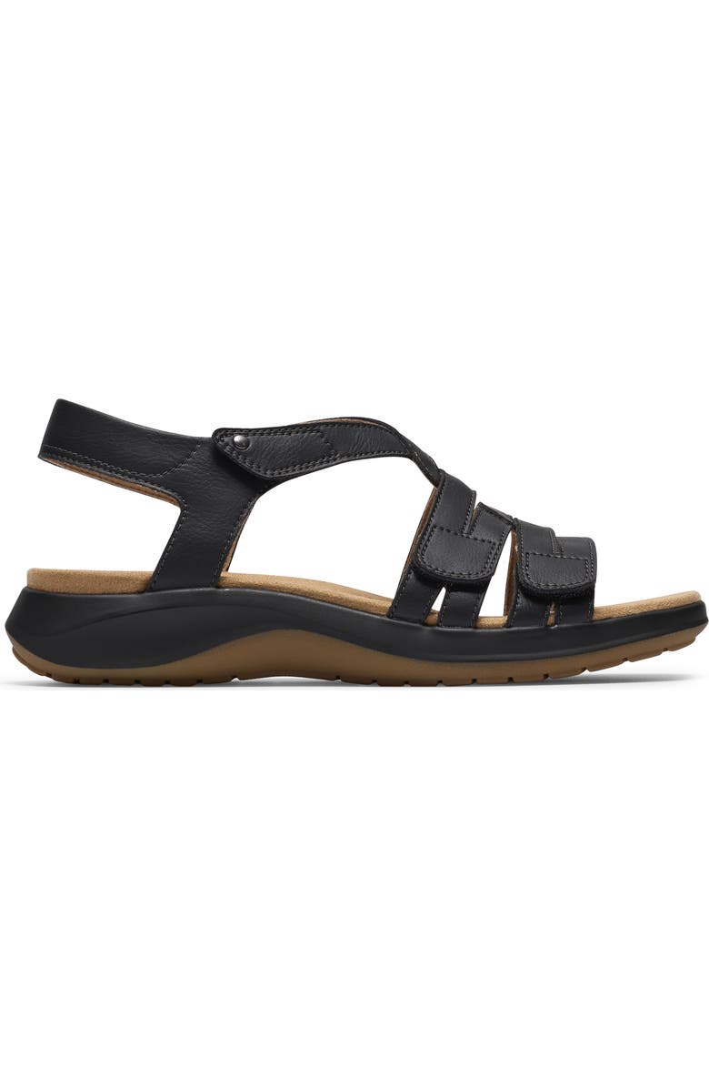 Clarks<sup>®</sup> Maelynn Paige Sandal, Alternate, color, Black Leather