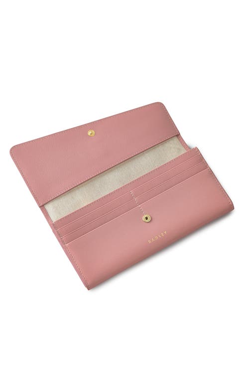 Radley The Kensal Large Flapover Wallet In Pink