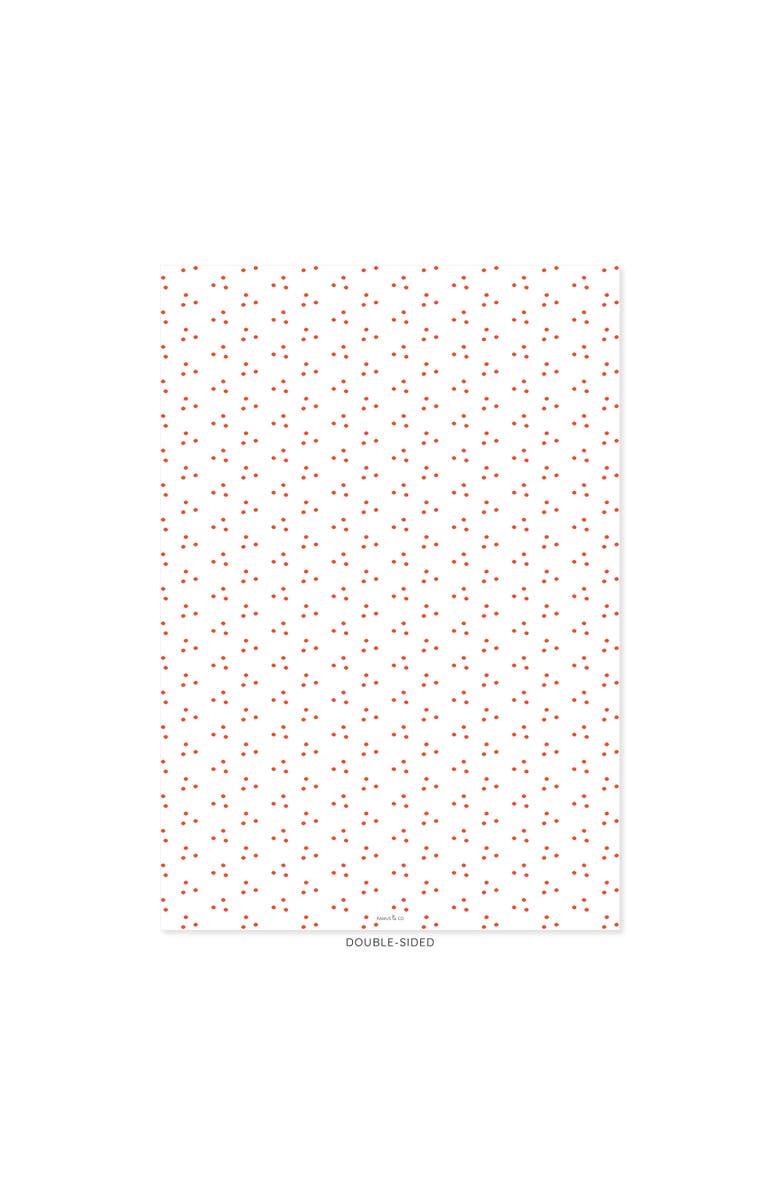 Ramus & Co Two-Sided "Wreath Swirl" Heavyweight Christmas/Holiday Gift Wrap, Alternate, color, Multicolored