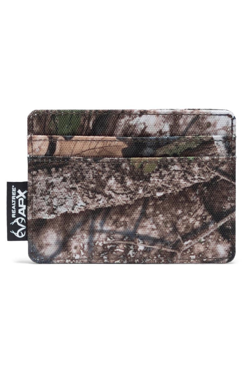 Herschel Supply Co. Charlie RealTree Camo RFID Card Holder, Alternate, color, Realtree Apx Camo