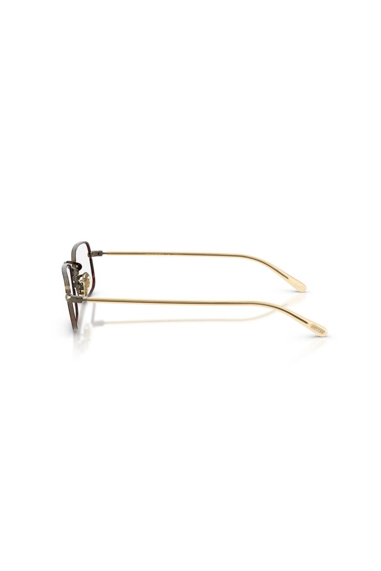 49mm Rectangle optical glasses, Alternate, color, Gold