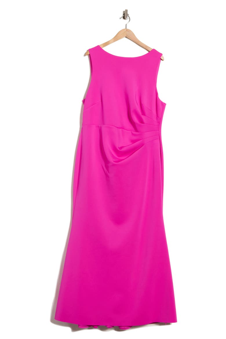 Bow Back Gown, Main, color, PINK