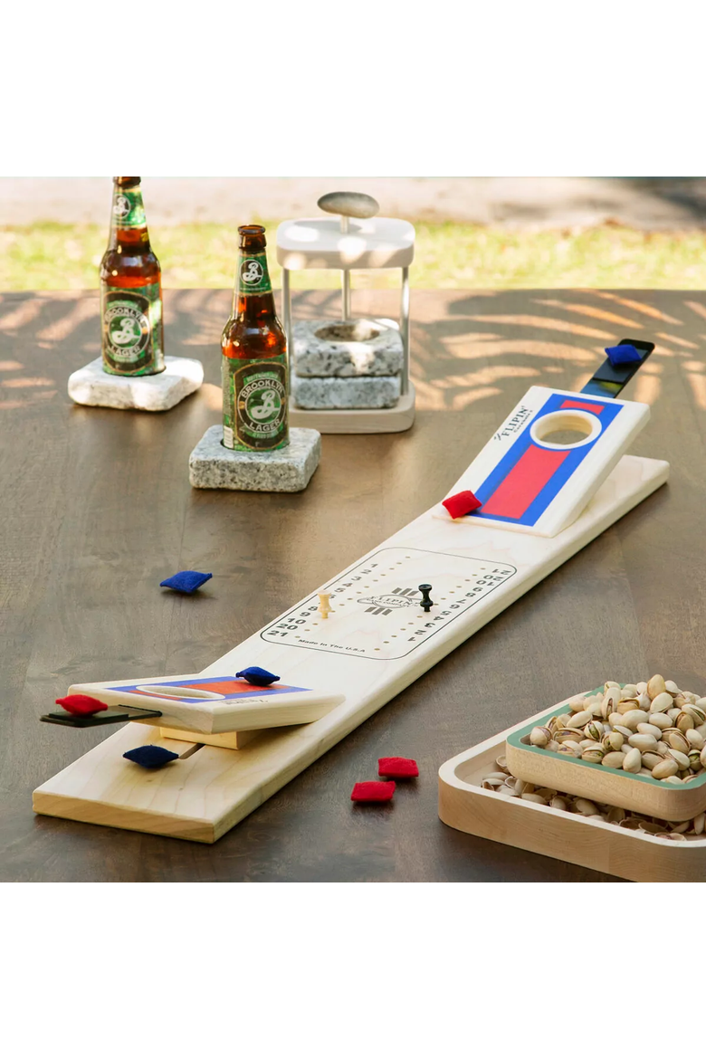 Tabletop Cornhole by Woodtech, Alternate, color, Beige