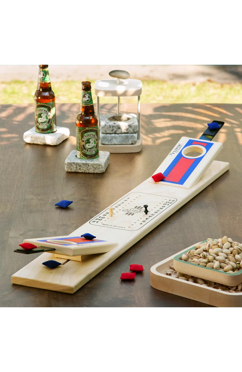 Uncommon Goods Tabletop Cornhole by Woodtech, Alternate, color, Beige