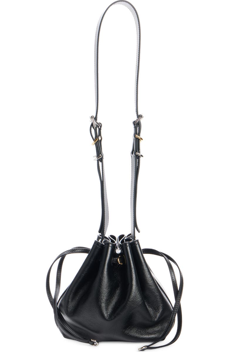 Givenchy Small Pumpkin Drawstring Leather Bucket Bag, Alternate, color,