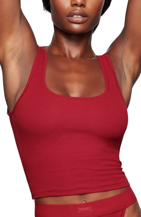 Stretch Cotton Rib Tank (Regular & Plus)