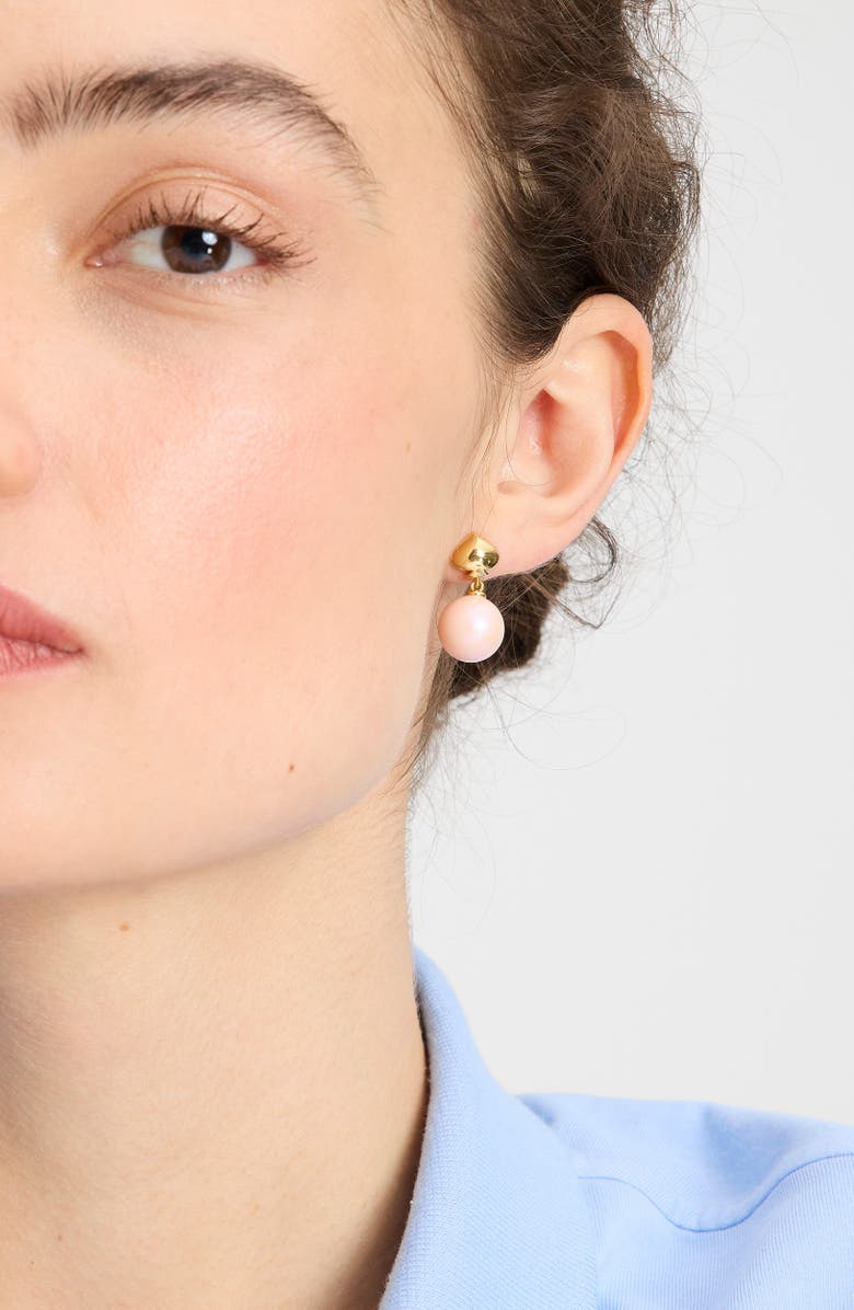 Kate Spade New York pearlie faux pearl drop earrings, Alternate, color, 