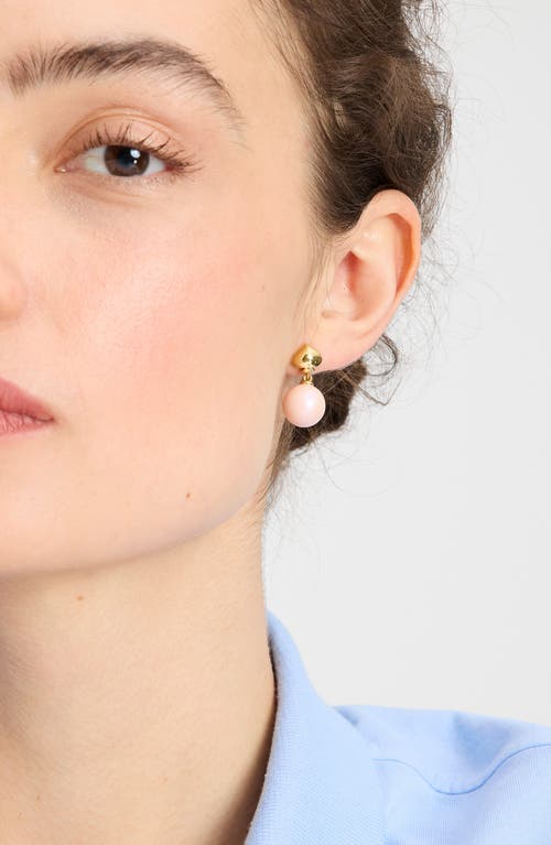 Kate Spade New York Pearlie Faux Pearl Drop Earrings In Gold