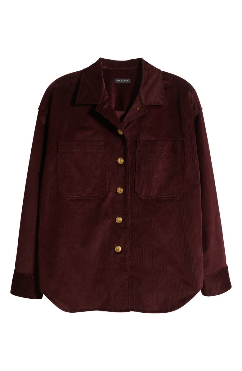 rag & bone Lory Corduroy Shirt Jacket, Alternate, color,