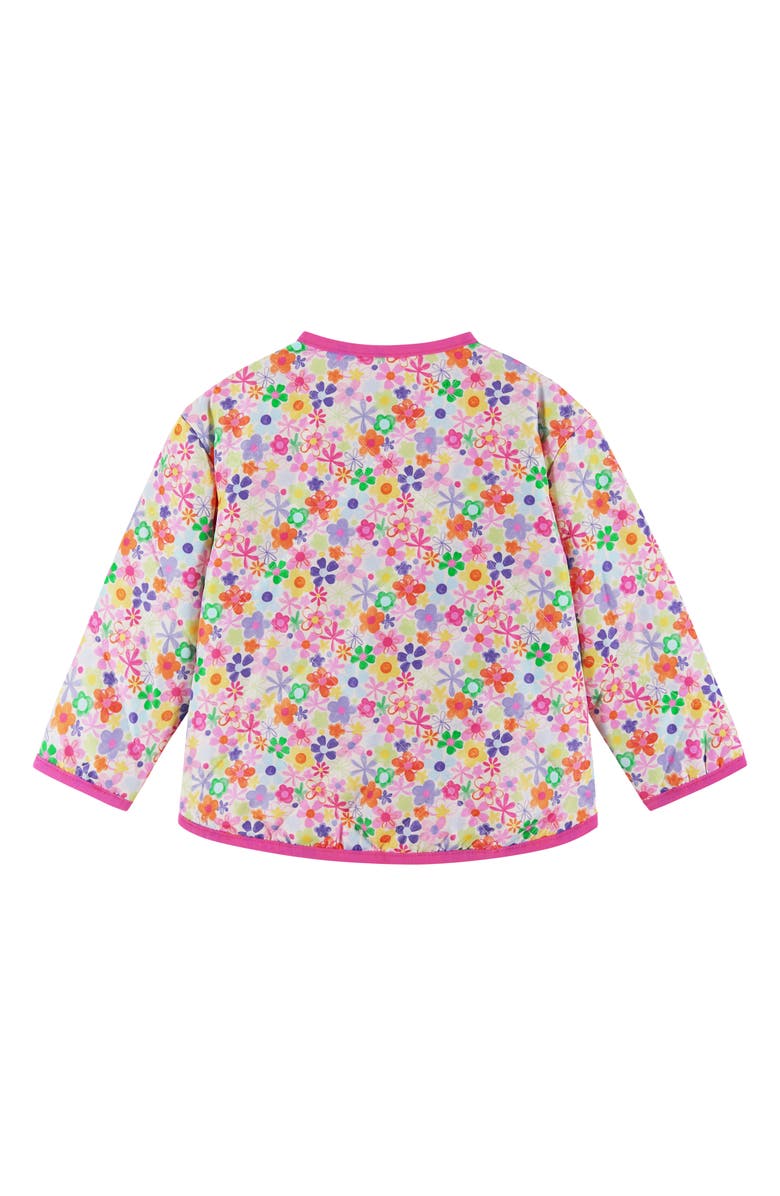 Andy & Evan Floral Print Quilted Jacket, Alternate, color, Pink