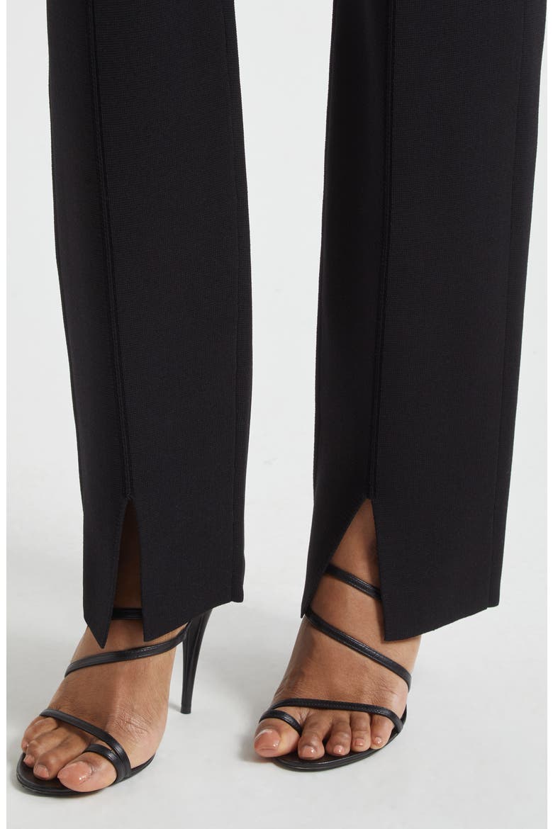 Dani Slim Fit Knit Pants, Alternate, color, BLACK