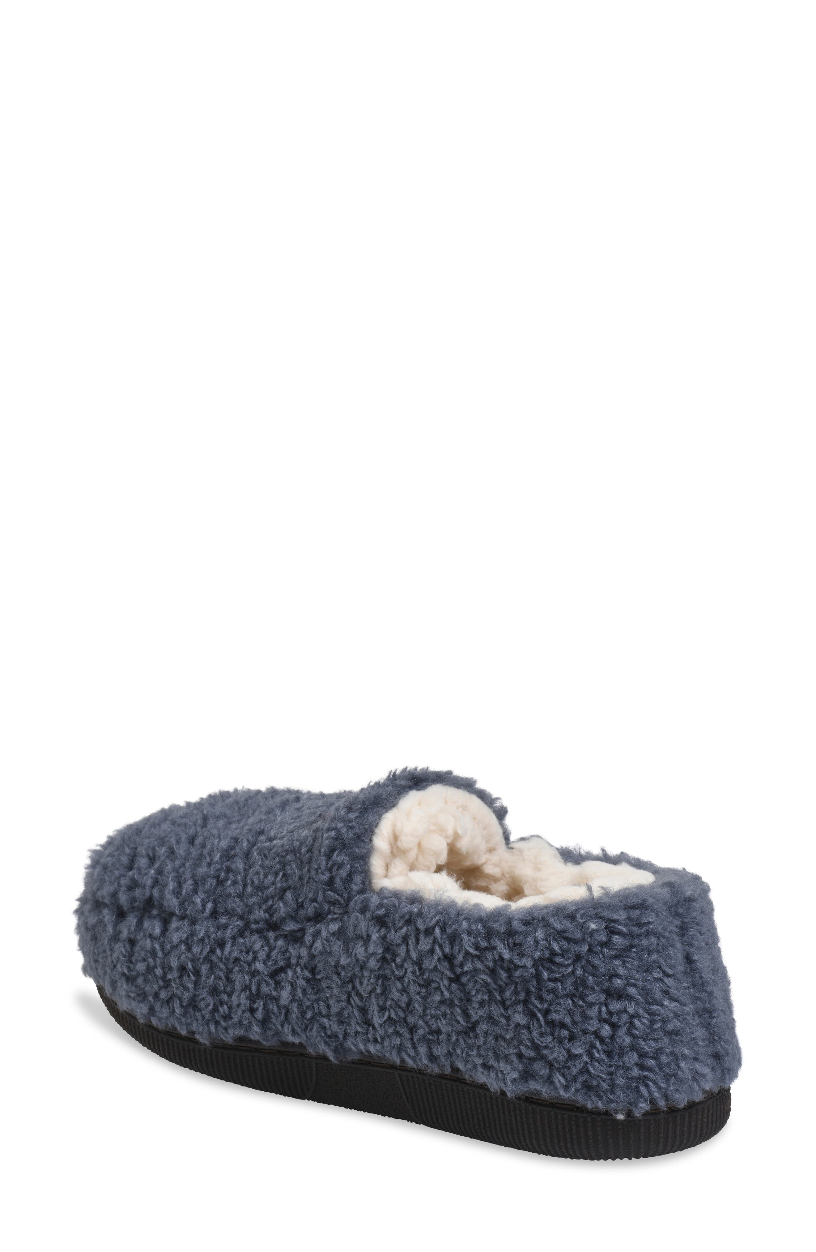 GAAHUU Berber Faux Shearling Lined Slipper, Alternate, color, Denim