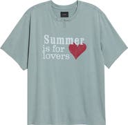 PacSun Roll Cuff Summer Lovers Graphic T-Shirt