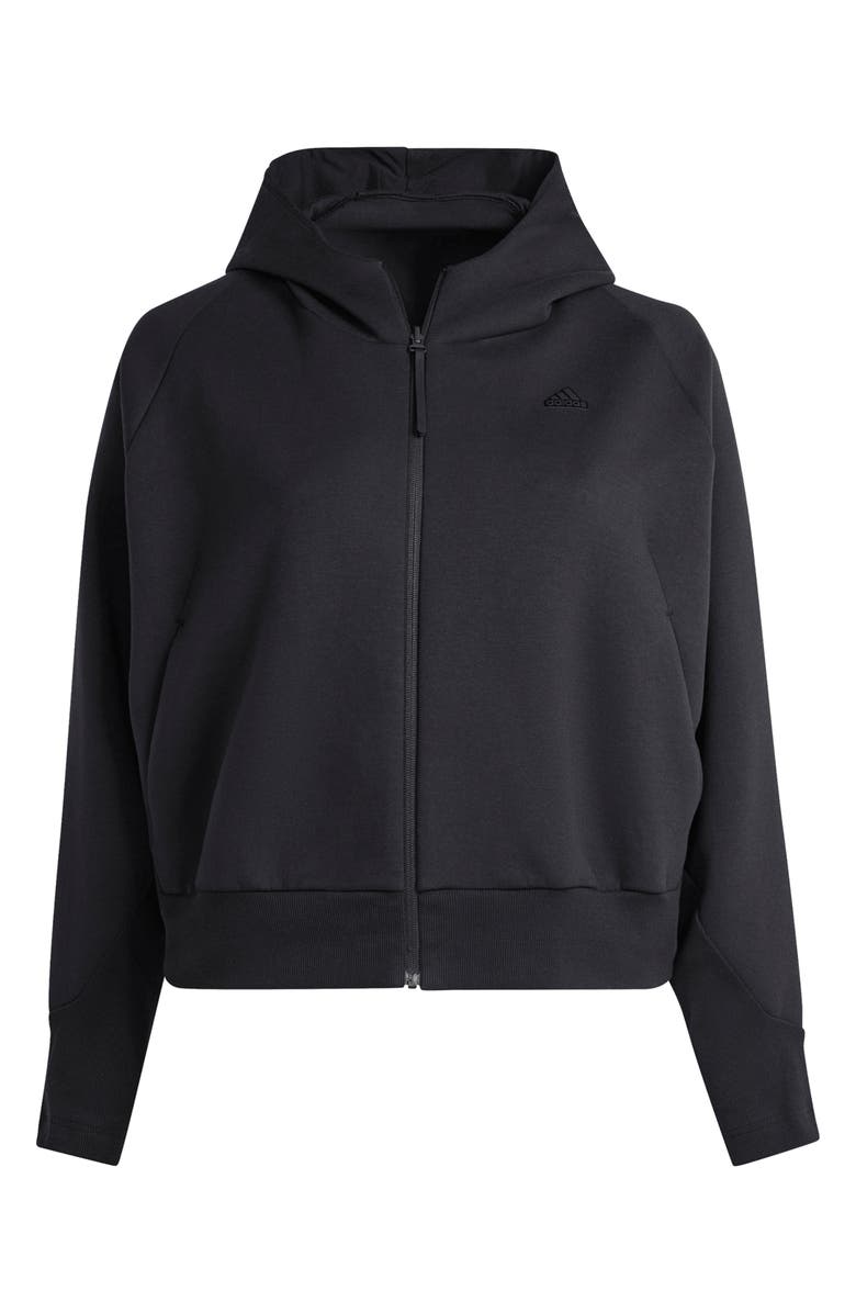 adidas Z.N.E. Loose Fit Performance Zip Hoodie, Alternate, color, 