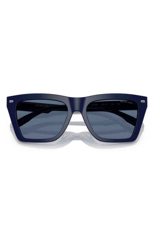 Michael Kors 56mm Square Sunglasses In Navy
