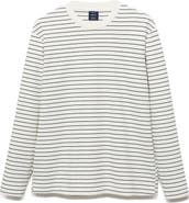 MANGO Stripe Long Sleeve T-Shirt