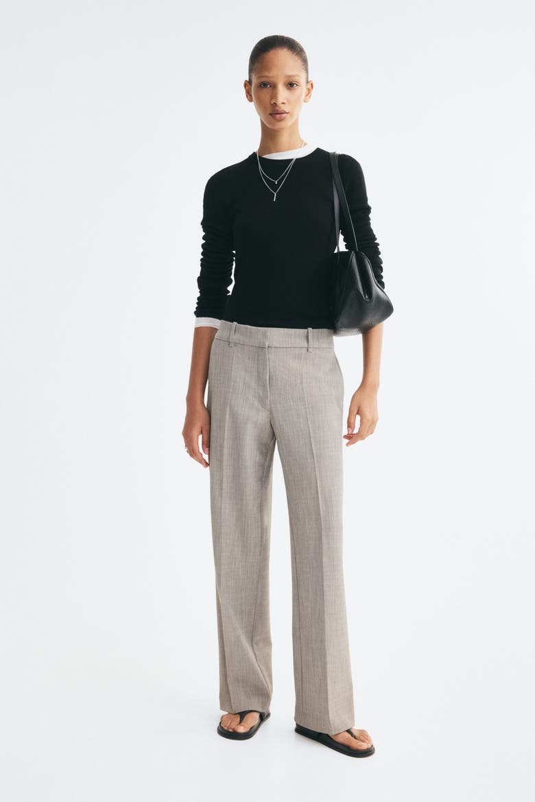 Twill Dress Pants, Main, color, Taupe