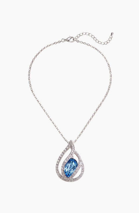 Crystal Orb Cage Pendant Necklace