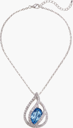 Modenaire Crystal Orb Cage Pendant Necklace