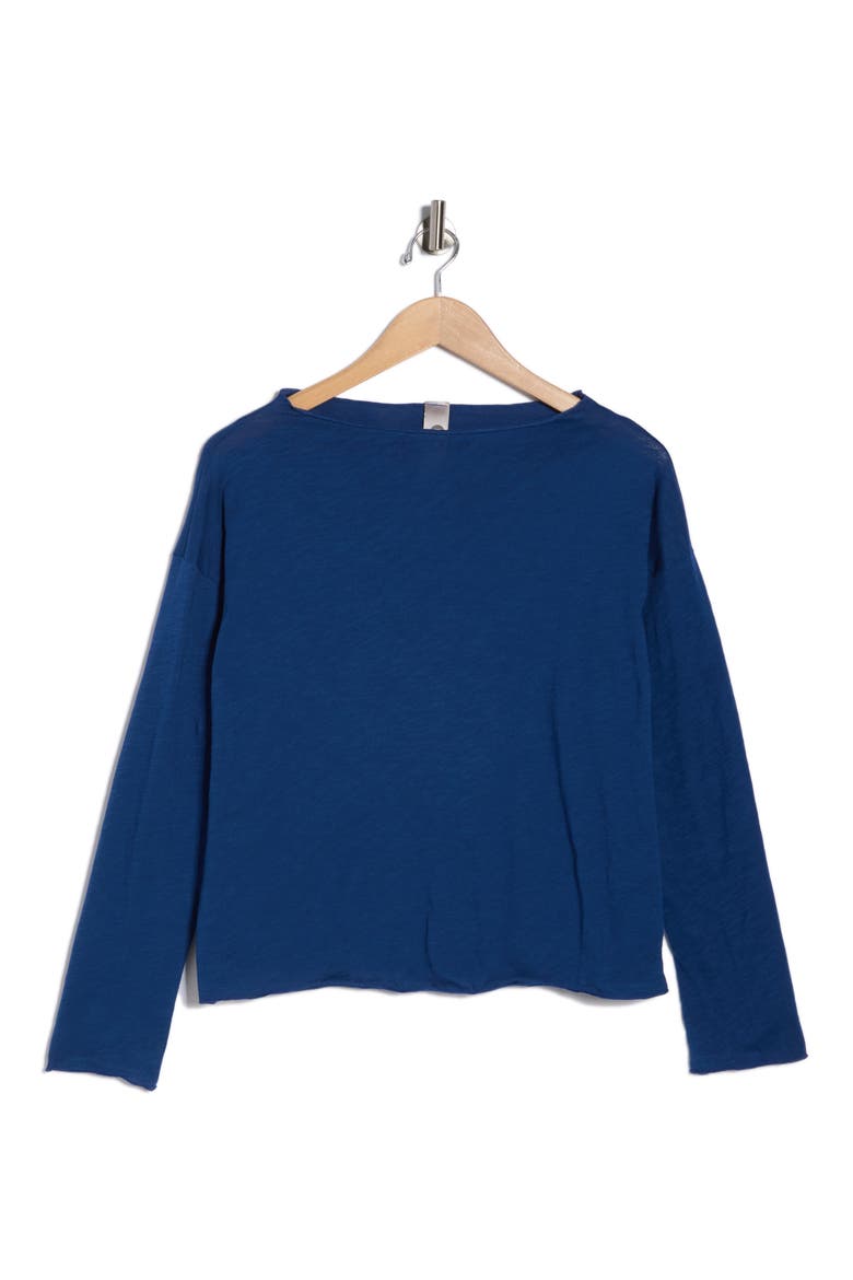 Boat Neck Sweater, Alternate, color, LYONS BLUE