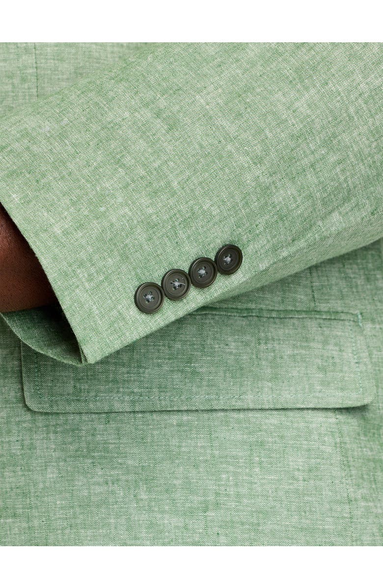 Oak Hill by DXL Big & Tall Jacket-Relaxer Linen-Blend Sport Coat V2, Alternate, color, Green