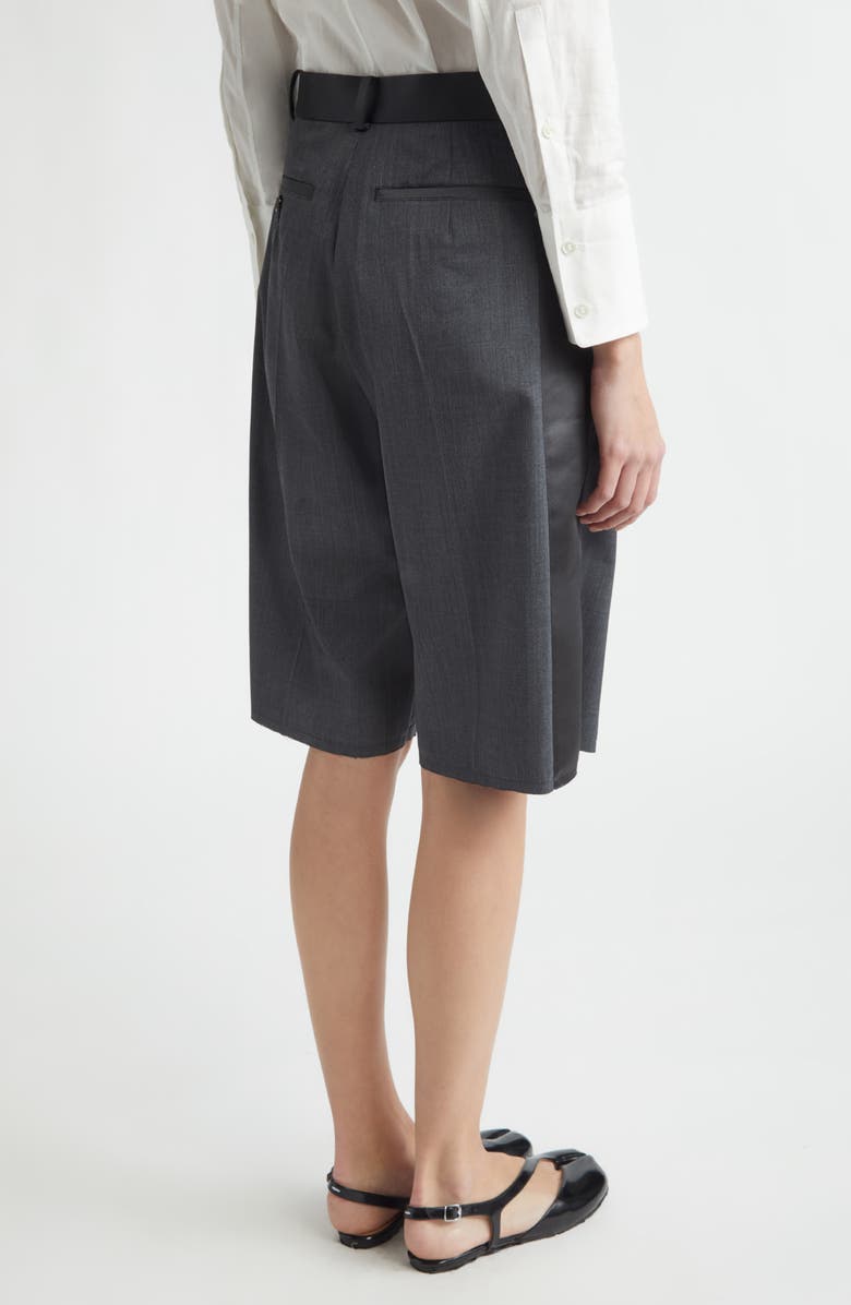 Undercover Wool Blend Shorts, Alternate, color, Charcoal