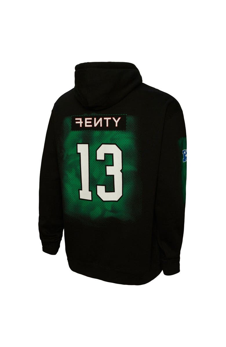FENTY for Mitchell & Ness Unisex FENTY for Mitchell & Ness Black Super Bowl LVII Jersey Pullover Hoodie, Alternate, color, 