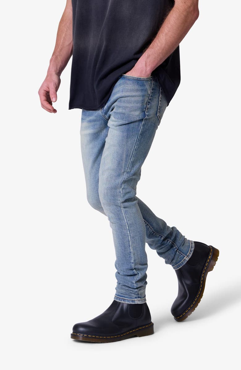 mnml Skinny Jeans, Alternate, color, Medium Blue