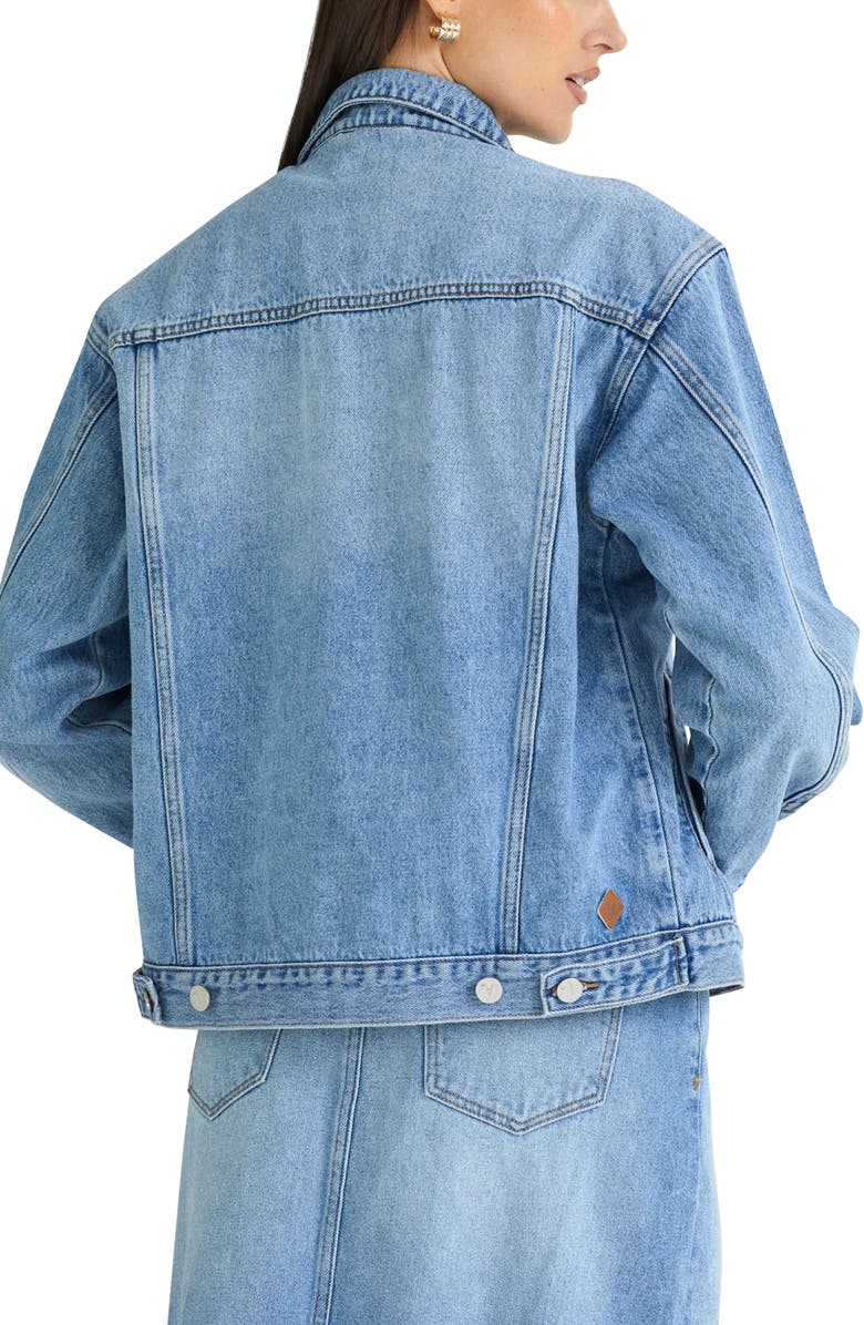 ABRAND Sylvie Slouch Denim Jacket, Alternate, color,