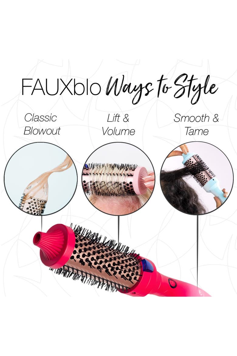 FAUXblo Thermal Blowout Brush, Alternate, color, Pink Lemondar