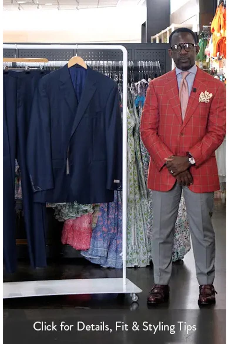 Siena Regular Fit Denim Effect Wool Suit video