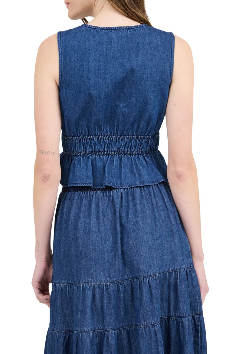 Denim Tank Top, Alternate, color, DENIM