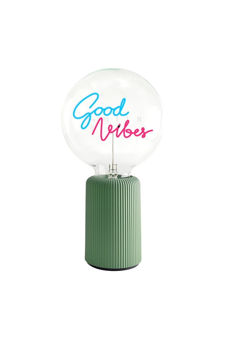 Good Vibes Portable Table Lamp, Main, color, Olive