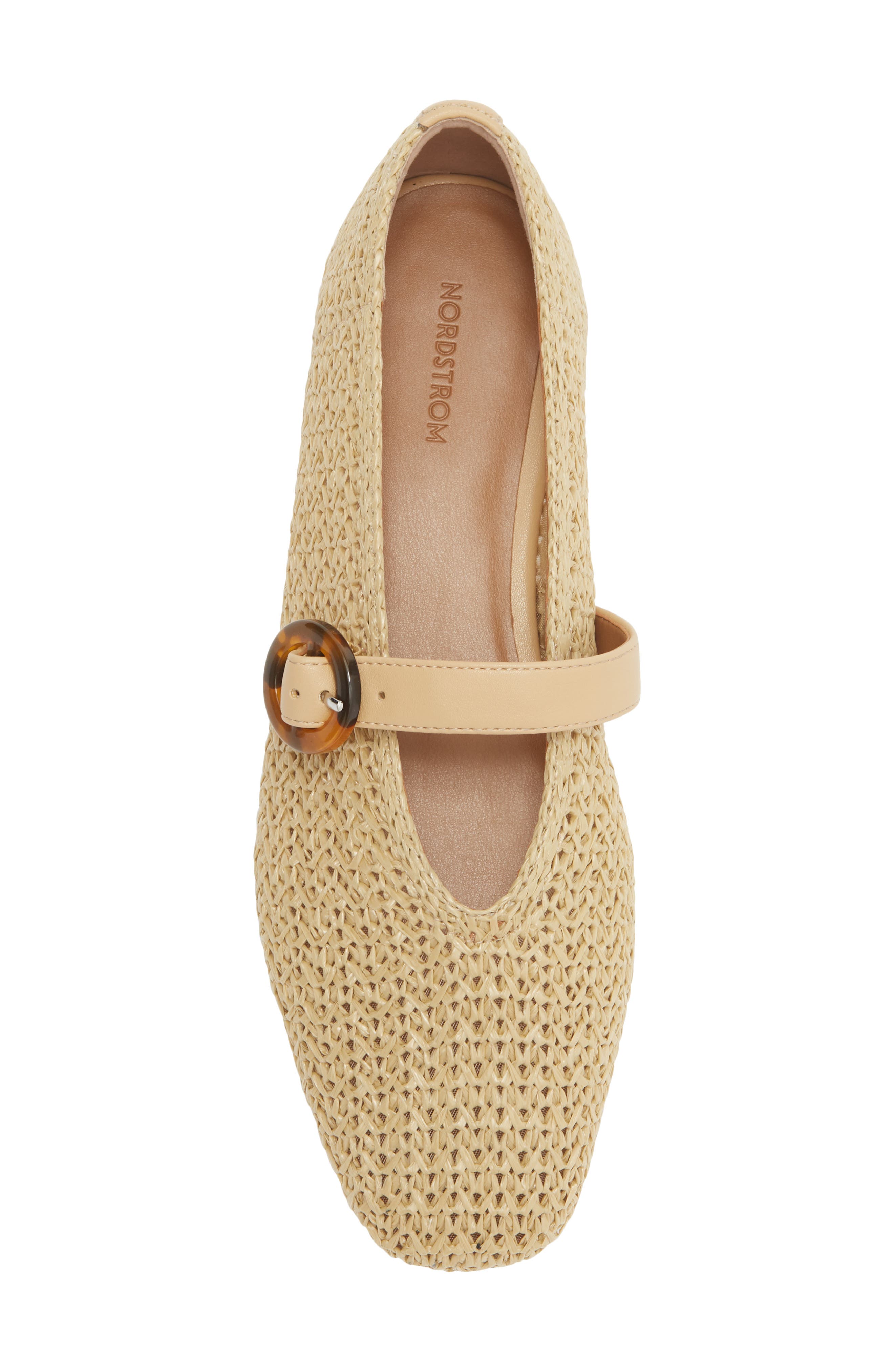 Scout Mary Jane Flat, Alternate, color, NATURAL