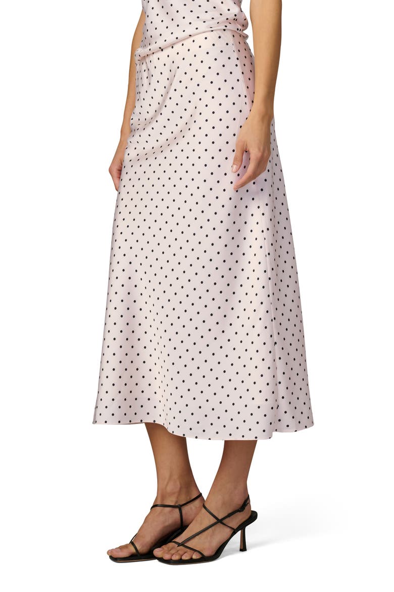 The Ines Polka Dot Midi Skirt, Alternate, color, ECRU POLKA DOT