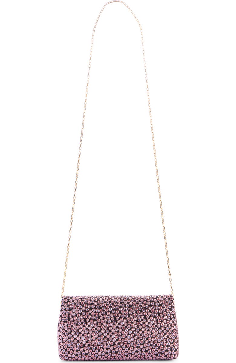 Dries Van Noten Dot Embroidered Leather Clutch, Alternate, color,