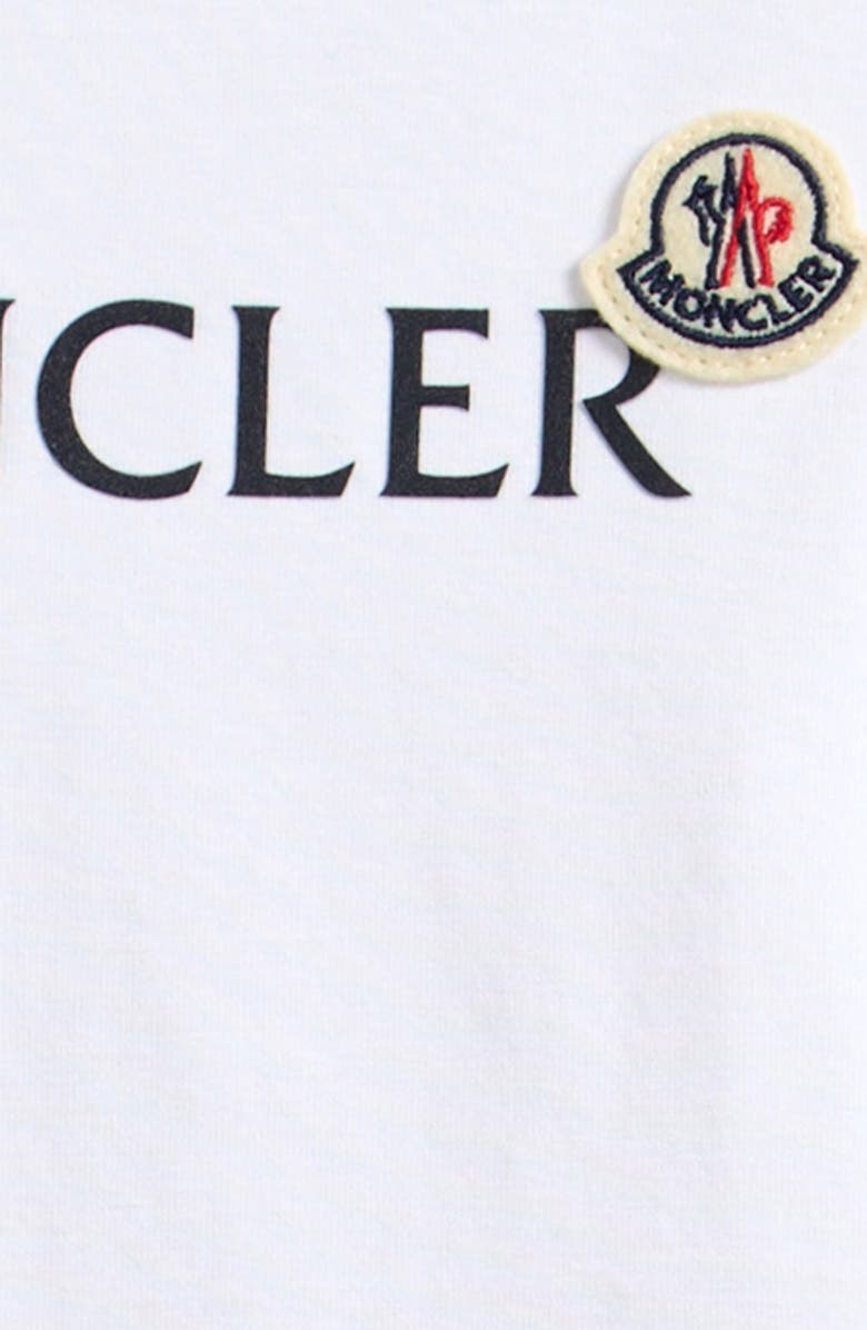 Moncler Kids
 T-Shirt 
Shorts Set, Alternate, color, White