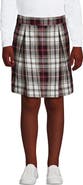 Lands' End School Uniform Girls Plaid Skort Top of Knee