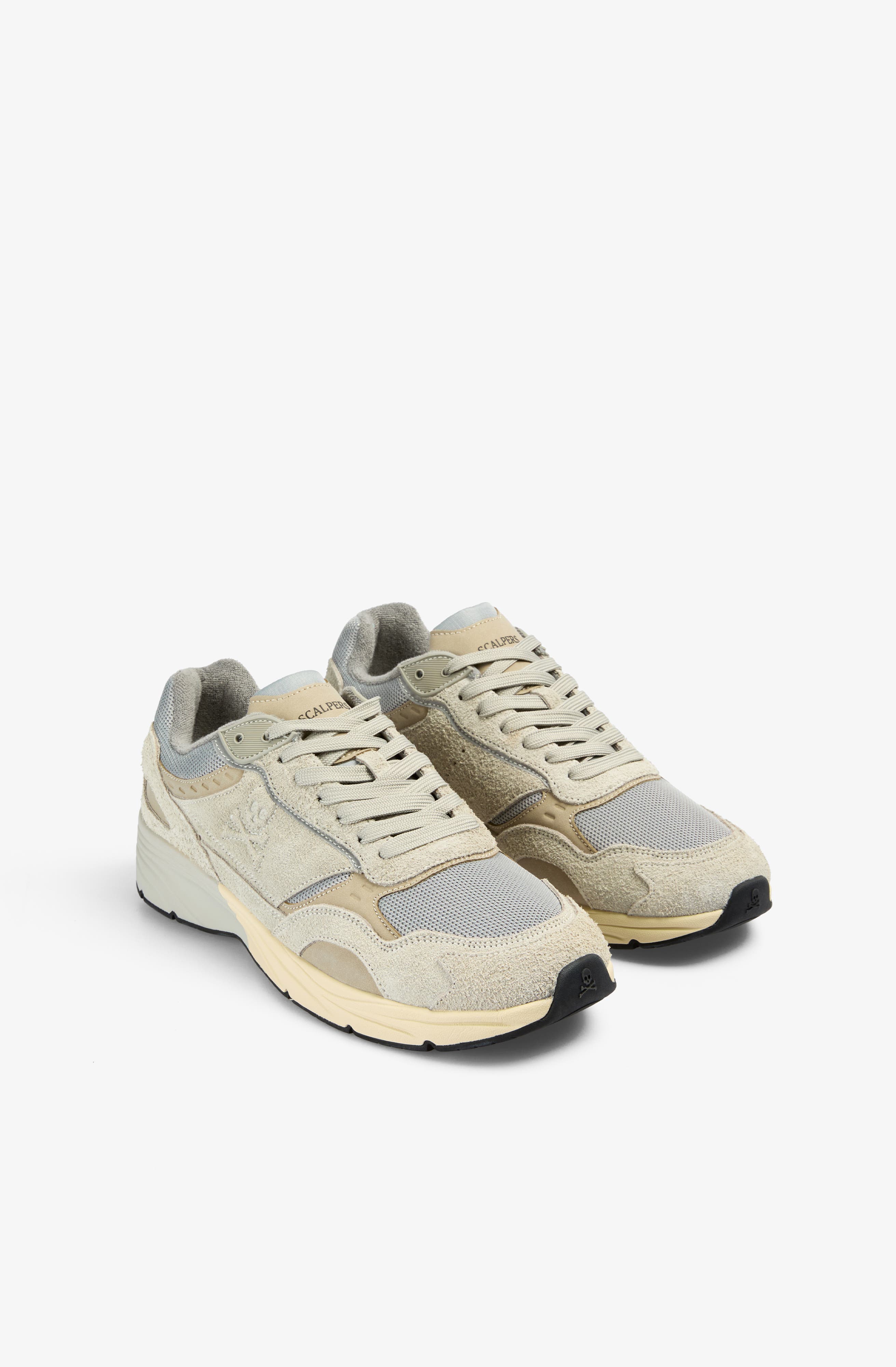 Scalpers Suede Sneakers with Sports Sole, Main, color, Grey