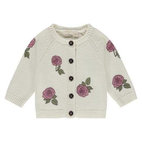 Floral Applique Cardigan (Baby)