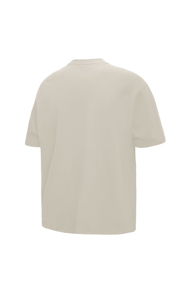 Women's Mitchell & Ness Cream Dallas Stars Dump & Chase Boyfriend T-Shirt, Alternate, color, Cream