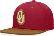 FANATICS Men's Fanatics Crimson/Brown Oklahoma Sooners NoBo Fitted Hat