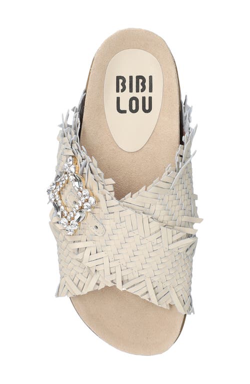 Bibi Lou Danna Slide Sandal In Blanco
