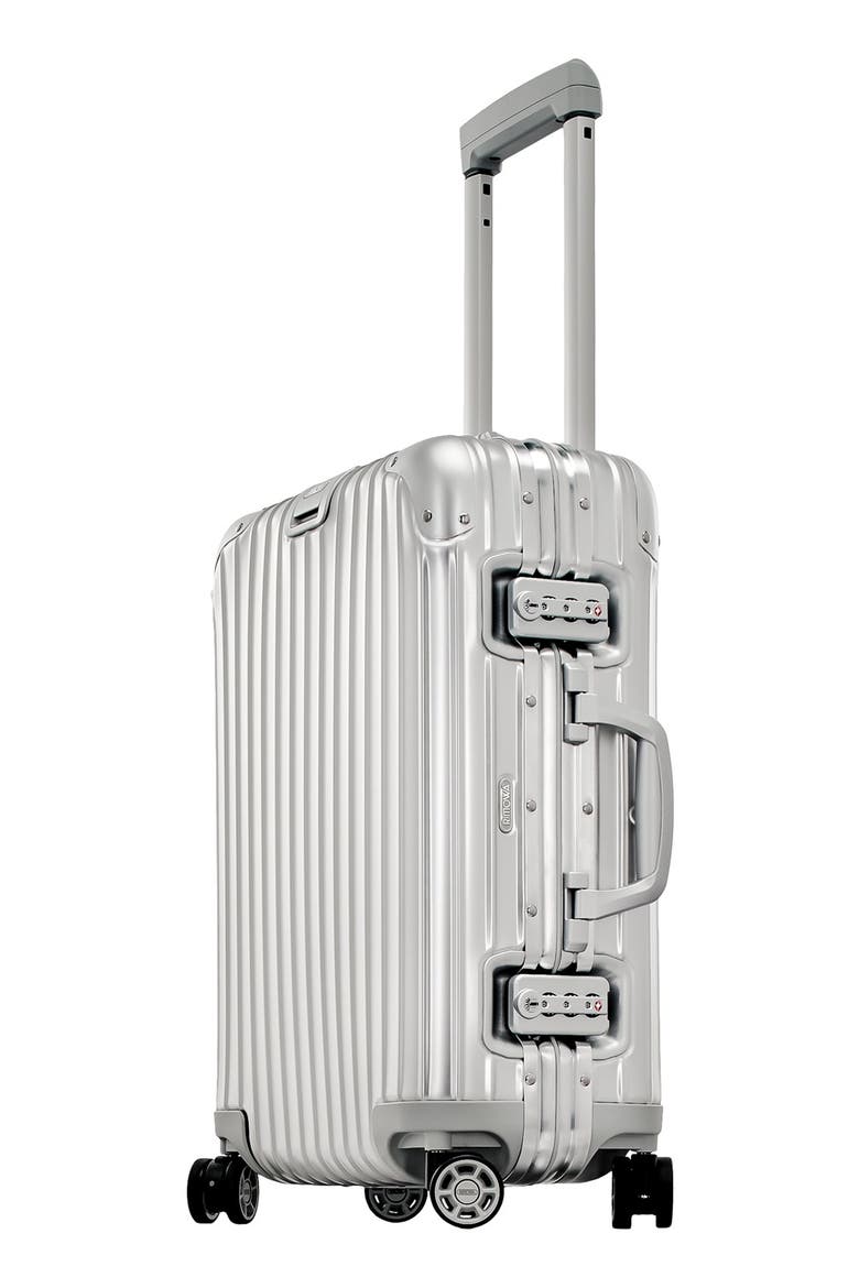 Topas 22-Inch Cabin Multiwheel® Aluminum Carry-On, Alternate, color, SILVER