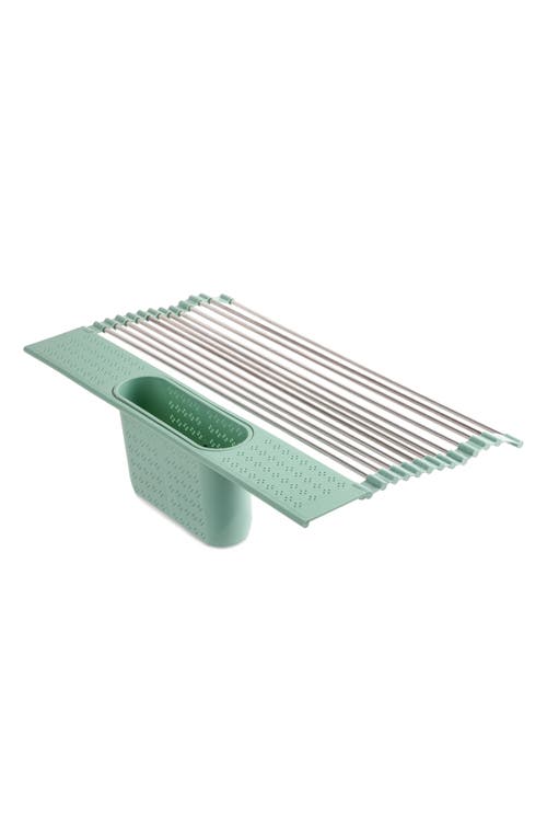 Core Kitchen Roll Up Drying Mat In Green