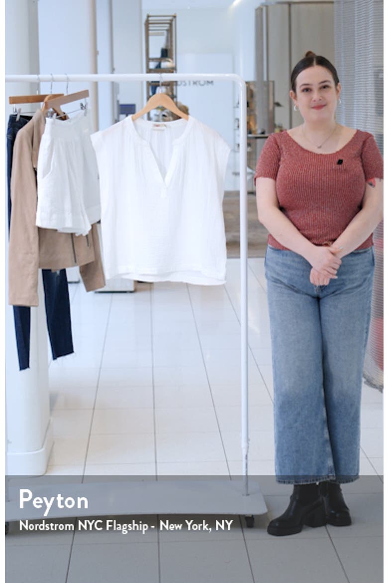 Dylan Organic Cotton Gauze Top video