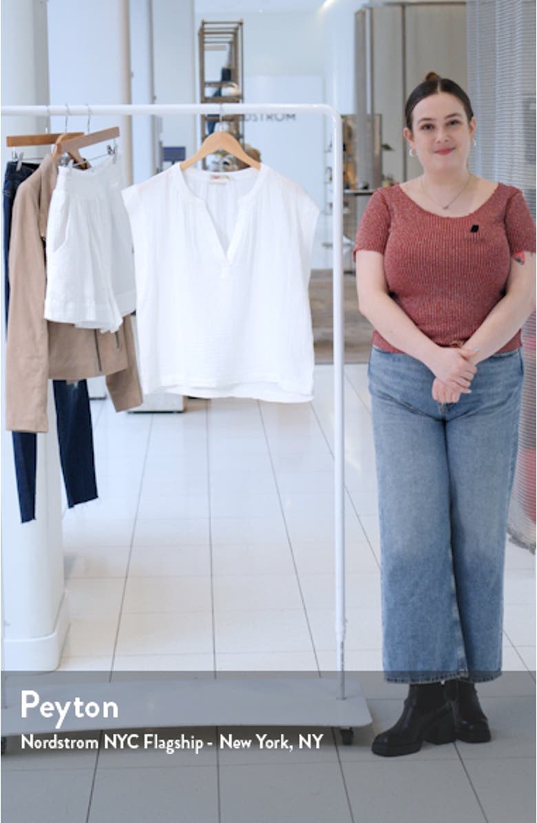 Dylan Organic Cotton Gauze Top, sales video thumbnail