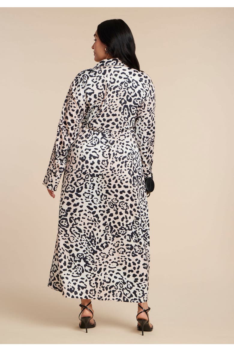 Wrap Detail Maxi Dress, Alternate, color, LEOPARD
